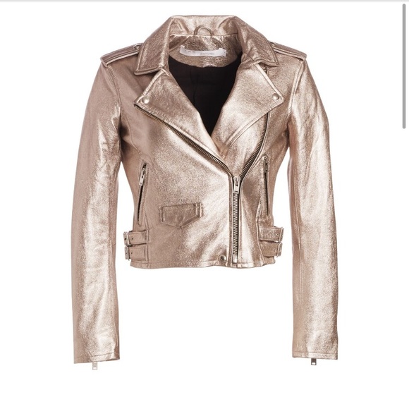 iro cropped leather jacket